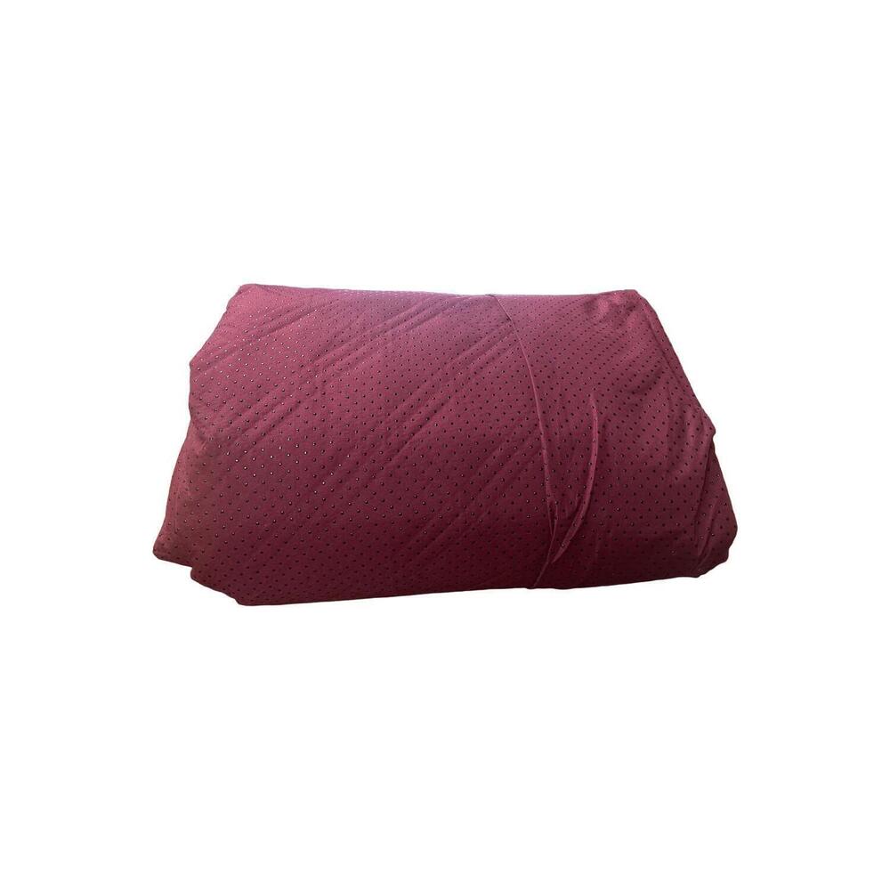 Home Reflections Micromink Pin-Sonic Sofa Cover Burgundy